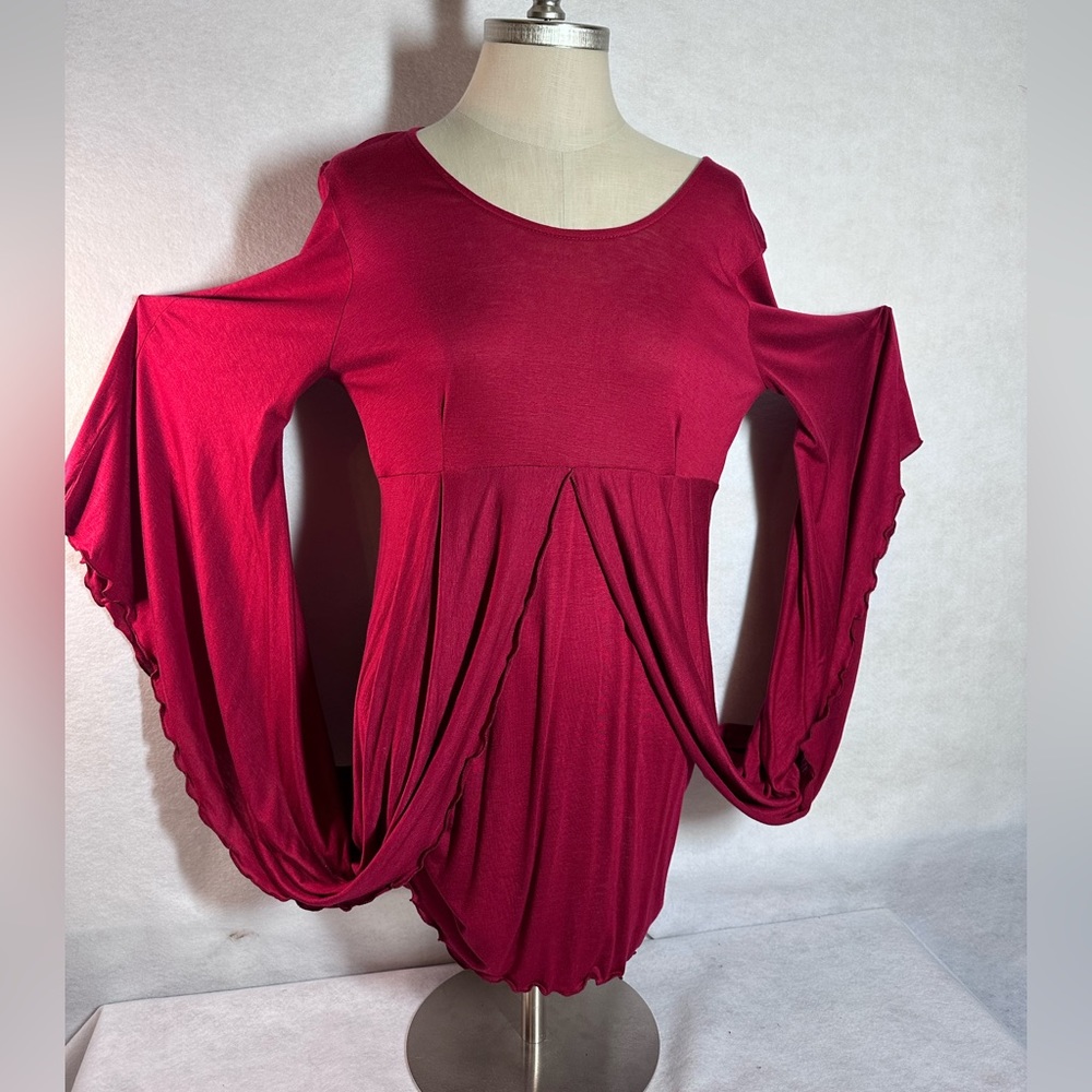 Elegant Red Women's Top